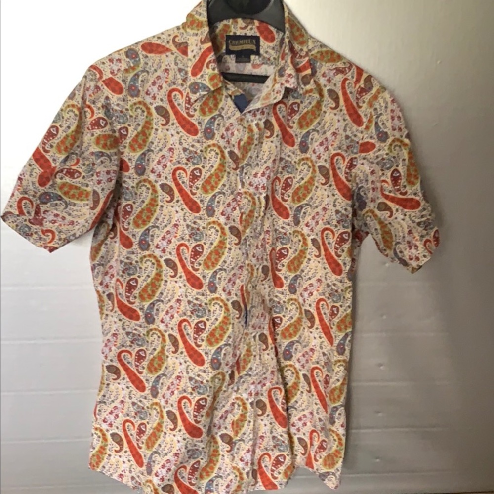 Cremieux Floral Paisley Short-Sleeve Shirt